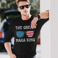 Anti Joe Biden Ultra Maga The Return Of The Great Maga King V3 Unisex Long Sleeve Gifts for Him