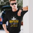 Baptized In Christ 2022 Christian Tee Baptism Faith Long Sleeve T-Shirt T-Shirt Gifts for Him
