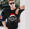 Believe Christmas Santa Mustache With Ornaments Believe Long Sleeve T-Shirt T-Shirt Gifts for Him