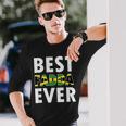 Best Fadda Ever Jamaican Dad Fathers Day Souvenir Long Sleeve T-Shirt Gifts for Him