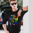 You Bet Giraffe Im A Proud Mom Pride Lgbt Happy Long Sleeve T-Shirt Gifts for Him