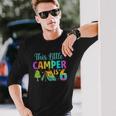 Camper Birthday 6 Years Old Camping 6Th B-Day Long Sleeve T-Shirt T-Shirt Gifts for Him