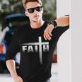 Christian Faith & Cross Christian Faith & Cross Long Sleeve T-Shirt T-Shirt Gifts for Him