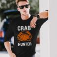 Crab Hunter Crab Lover Vintage Crab Long Sleeve T-Shirt T-Shirt Gifts for Him