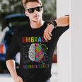 Embrace Neurodiversity V2 Unisex Long Sleeve Gifts for Him