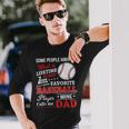 Favorite Baseball Player Calls Me Dad V3 Unisex Long Sleeve Gifts for Him