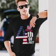 Fourth Of July United States Of America Us Flag 4Th Of July Long Sleeve T-Shirt Gifts for Him