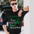 Gastroparesis Warrior Skull Women Vintage Green Ribbon Gastroparesis Gastroparesis Awareness V2 Unisex Long Sleeve Gifts for Him