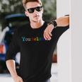 Gay Pride Lgbt Support And Respect You Belong Transgender V2 Long Sleeve T-Shirt Gifts for Him