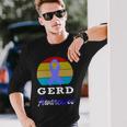 Gerd Awareness Vintage Periwinkle Blue Ribbon Gastroesophageal Reflux Disease Gerd Awareness Unisex Long Sleeve Gifts for Him