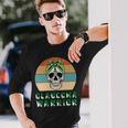 Glaucoma Warrior Skull Women Vintage Green Ribbon Glaucoma Glaucoma Awareness V2 Unisex Long Sleeve Gifts for Him