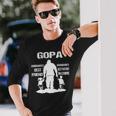 Gopa Grandpa Gopa Best Friend Best Partner In Crime Long Sleeve T-Shirt Gifts for Him