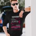 Jackson Name Jackson Long Sleeve T-Shirt Gifts for Him