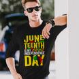 Juneteenth Is My Independence Day 1865 African American Unisex Long Sleeve Gifts for Him