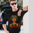 Juneteenth Natural Afro Queen Long Sleeve T-Shirt T-Shirt Gifts for Him