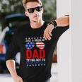 Just A Regular Dad Trying Not To Raise Liberals Voted Trump Long Sleeve T-Shirt T-Shirt Gifts for Him