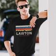 Lawton Oklahoma Vintage Souvenirs Long Sleeve T-Shirt T-Shirt Gifts for Him