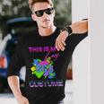 This Is My Lazy 80S Costume Rad Eighties Halloween Costume Long Sleeve T-Shirt Gifts for Him