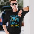 Leveling Up To Big Bro Again Gaming Lovers Vintage Long Sleeve T-Shirt T-Shirt Gifts for Him