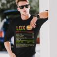 Lox Nutrition Facts Funny Christmas 12 Shirt Unisex Long Sleeve Gifts for Him