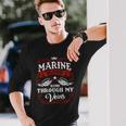 Marine Name Shirt Marine Name V2 Long Sleeve T-Shirt Gifts for Him