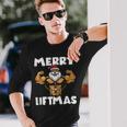 Merry Liftmas 300 Trending Shirt Unisex Long Sleeve Gifts for Him