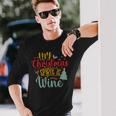 My Christmas Spirit Is Wine Funny 555 Shirt Unisex Long Sleeve Gifts for Him