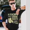 My Son Wears Combat Boots Proud 691 Shirt Unisex Long Sleeve Gifts for Him