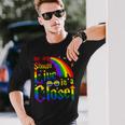 No One Should Live In A Closet Lgbt-Q Gay Pride Proud Ally Long Sleeve T-Shirt T-Shirt Gifts for Him