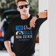 Real Estate Agent Dad Realtor Raglan Baseball Long Sleeve T-Shirt T-Shirt Gifts for Him