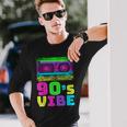 Retro Aesthetic Costume Party Outfit 90S Vibe Long Sleeve T-Shirt Gifts for Him