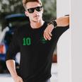 Retro Nigeria Football Jersey Nigerian Soccer Away Long Sleeve T-Shirt T-Shirt Gifts for Him