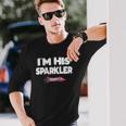 Im His Sparkler Fireworks Couple Matching 4Th Of July Long Sleeve T-Shirt T-Shirt Gifts for Him