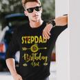 Stepdad Of The Birthday Girl Dad Sunflower Long Sleeve T-Shirt Gifts for Him