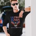 Ultra Maga Eagle 2022 Ultra Maga Tee American Flag Eagle Long Sleeve T-Shirt Gifts for Him