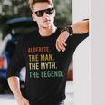 Never Underestimate The Power Of An Alderete Even The Devil Long Sleeve T-Shirt Gifts for Him