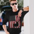 Usa Flag Day Deer Hunting 4Th July Patriotic Long Sleeve T-Shirt Gifts for Him
