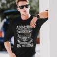 Veteran Us Veteran 204 Navy Soldier Army Military Long Sleeve T-Shirt Gifts for Him
