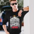 Weekend Forcast Camping Retro Vintage 27 Shirt Unisex Long Sleeve Gifts for Him