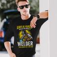 Welder Clothes For Men Welding V2 Long Sleeve T-Shirt Gifts for Him