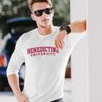 Benedictine University Teacher Student Long Sleeve T-Shirt T-Shirt Gifts for Him