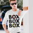 Box Box Box F1 Tyre Compound Design V2 Unisex Long Sleeve Gifts for Him