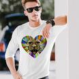 Colored Lion Heart Unisex Long Sleeve Gifts for Him