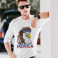 Eagle Mullet 4Th Of July American Flag Merica Usa Essential Long Sleeve T-Shirt T-Shirt Gifts for Him