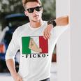 Ficko Italian Hand Sign Unisex Long Sleeve Gifts for Him