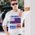 Funny The Return Of The Ultra Maga King Flag Gift Unisex Long Sleeve Gifts for Him