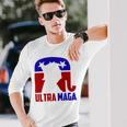 Funny Ultra Maga Gift For Americans Trump Biden Lover Unisex Long Sleeve Gifts for Him