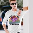 I Axlotl Questions Cute Axlotl V3 Unisex Long Sleeve Gifts for Him