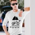 Mountain Biking Funny - Mountain Bike Happiness 194 Shirt Unisex Long Sleeve Gifts for Him