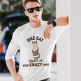 One Cat Short Of Crazy Unisex Long Sleeve Gifts for Him